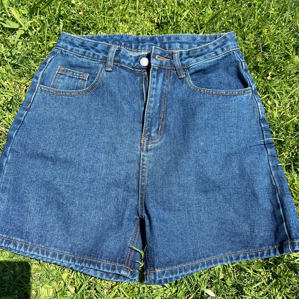 Denim boxy Blue shorts